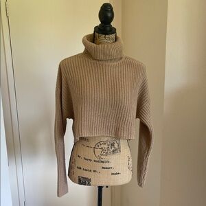 Missguided Camel turtle Neck Sweater